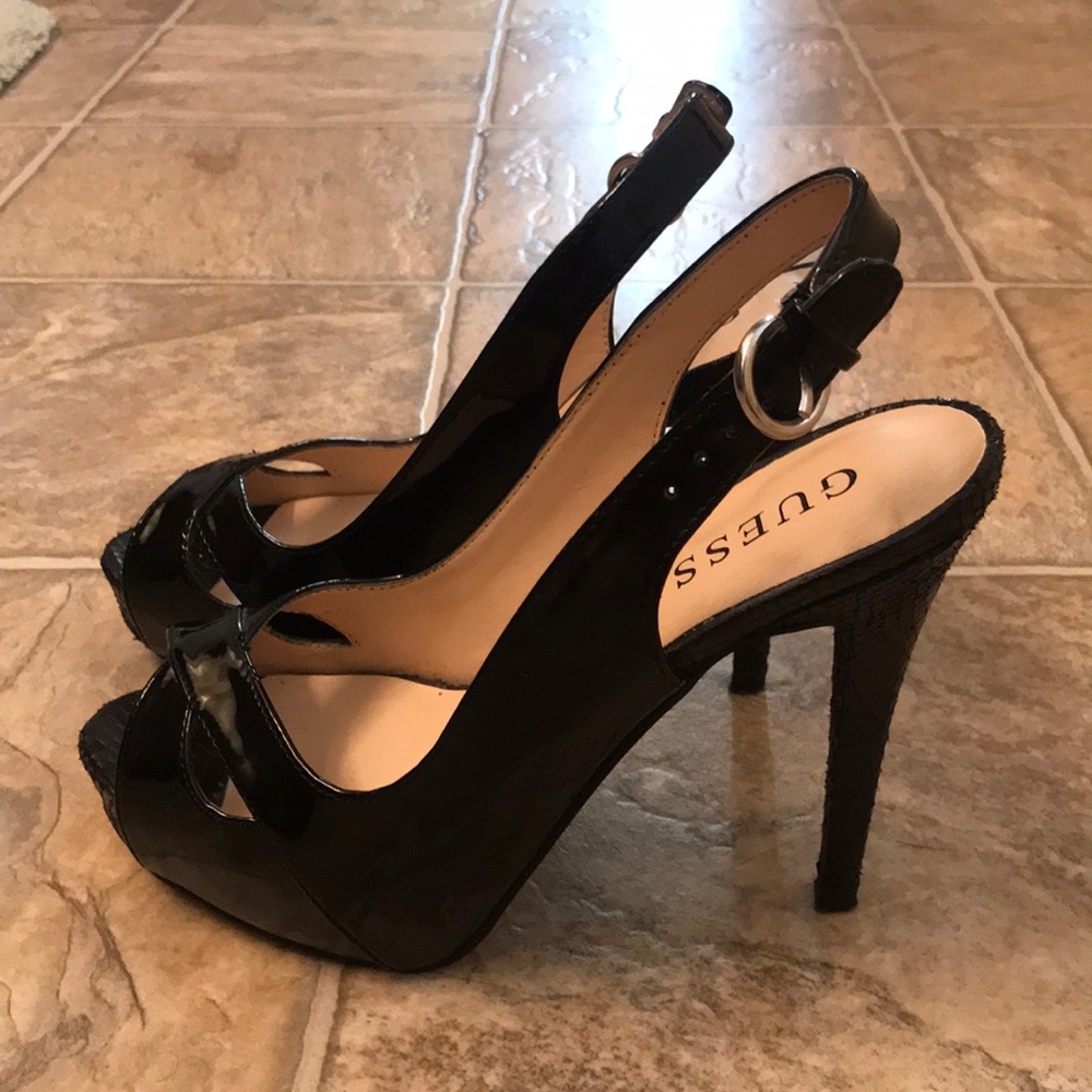 Guess black heels